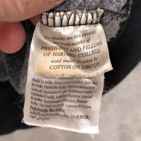 Harvard University Mens Hoodie Sweatshirt Size XL Black Pullover Graphic Print - Picture 4 of 10